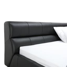 เตียงนอน รุ่นมินอตต้า ขนาด 6 ฟุต (พื้นเตียงทึบ) - สีดำ