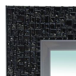 กระจกเงากรอบโมเสด รุ่นโมเสอิค DMK 53 x 68 ซม. - สีดำ