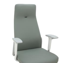 เก้าอี้สำนักงานพนักพิงสูง รุ่นฟลาโน่ - สีเขียวอ่อน/เทา