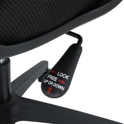 Furinbox เก้าอี้สำนักงานพนักพิงสูง รุ่นลีโอเนล - สีดำ