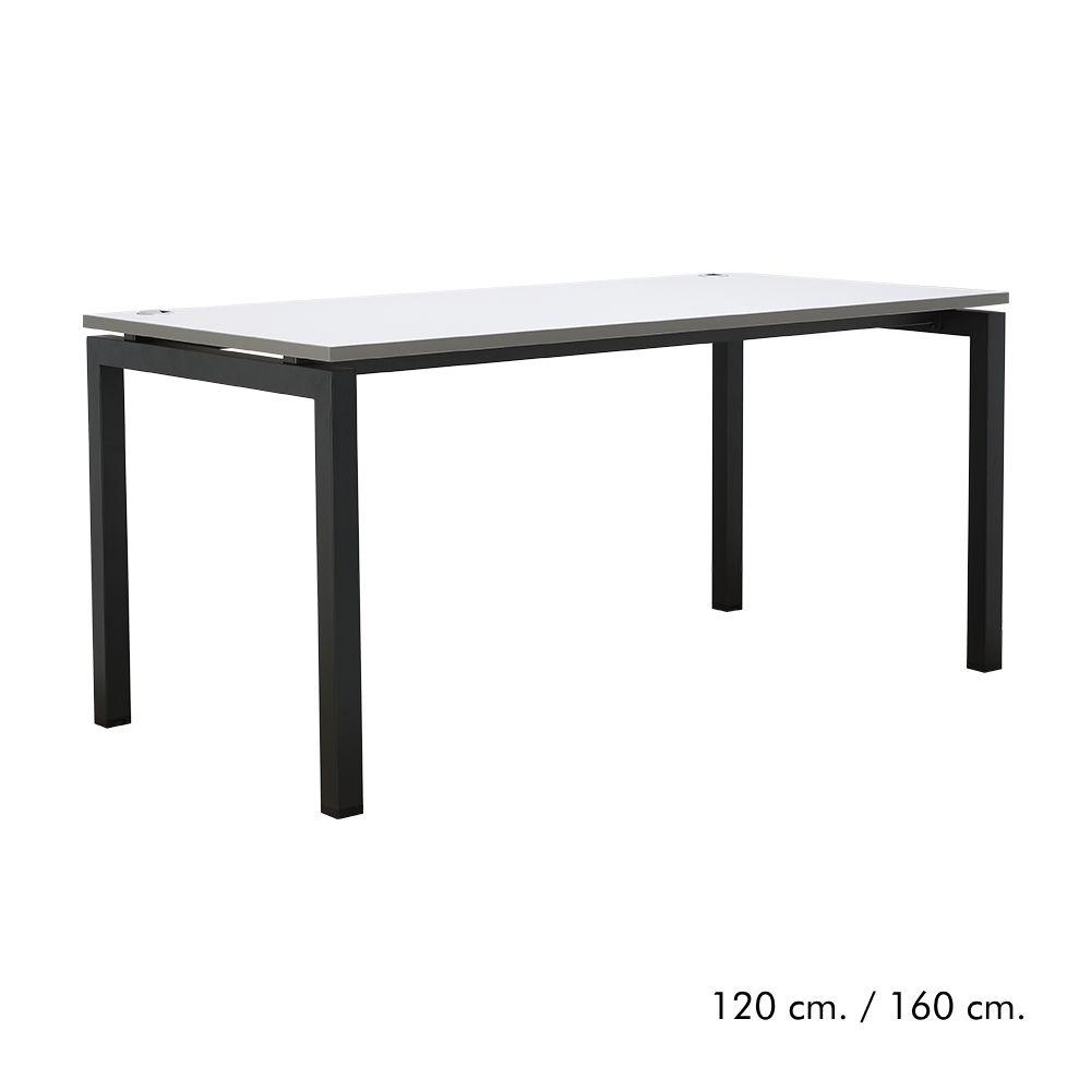 โต๊ะทำงาน รุ่นจอยน์ - สีขาว/ดำ